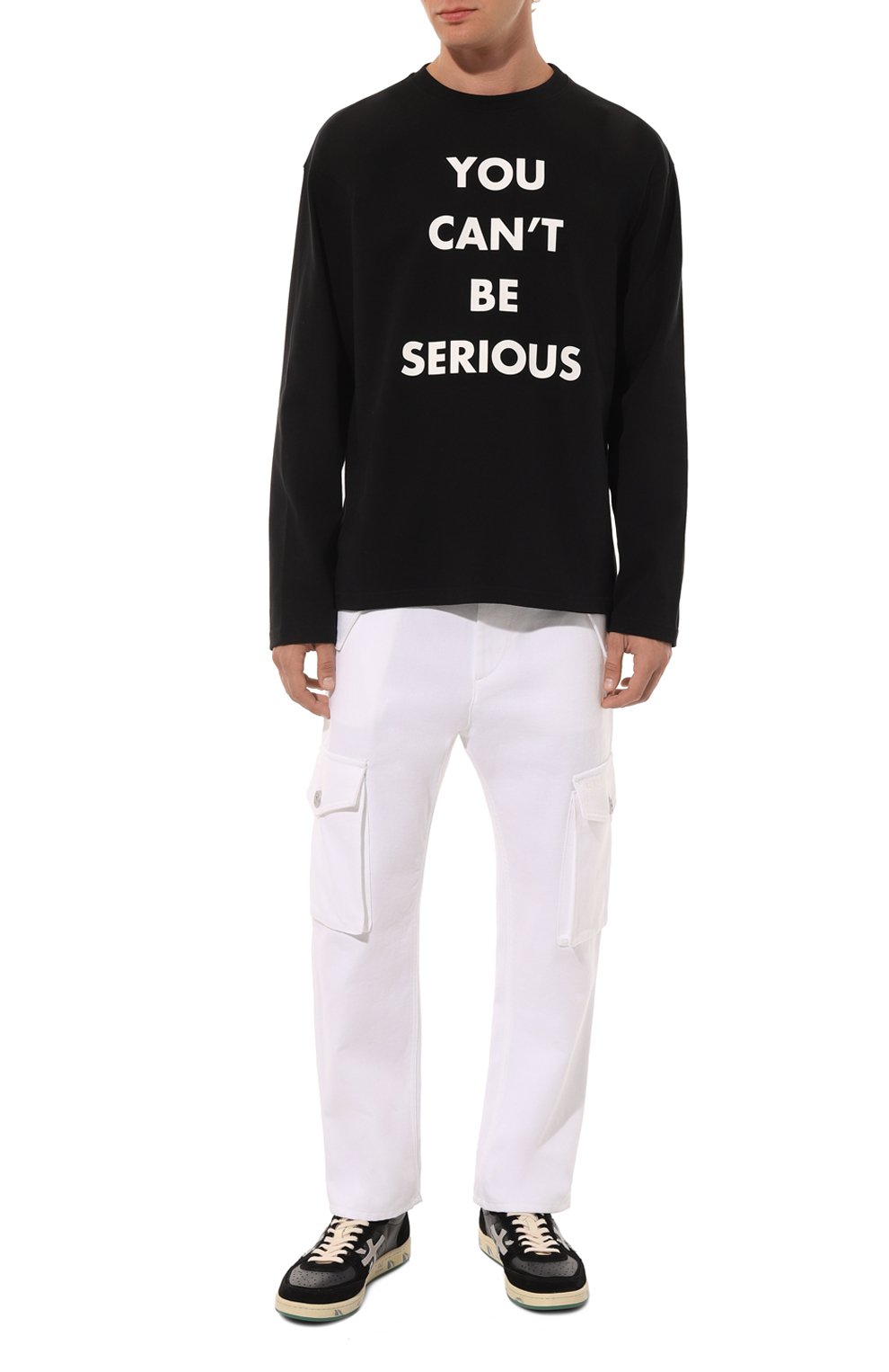 Хлопковый лонгслив MOSCHINO черного цвета по цене 28100 руб., арт. A1207/5244, фото 2 Хлопковый лонгслив MOSCHINO, арт. A1207/5244, фото 2