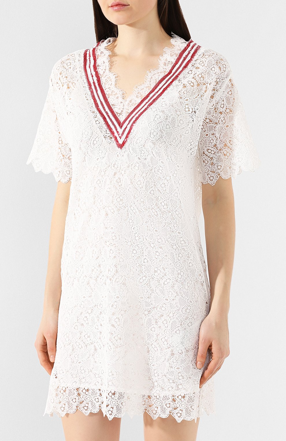 Кружевное платье ERMANNO ERMANNO SCERVINO, арт. 44 T AB26 MAC, фото 3