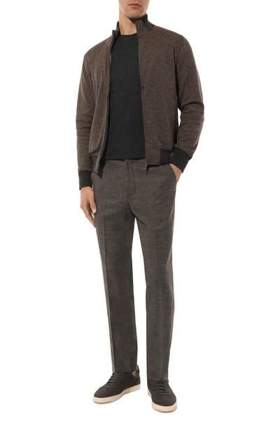 Кожаные кеды hybrid BRUNELLO CUCINELLI, арт. MZUMSB2150, фото 2