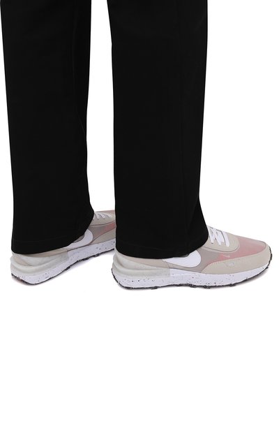 Комбинированные кроссовки waffle one crater NIKELAB кремового цвета по цене 9580 руб., арт. DC2650-200, фото 3 Комбинированные кроссовки waffle one crater NIKELAB, арт. DC2650-200, фото 3
