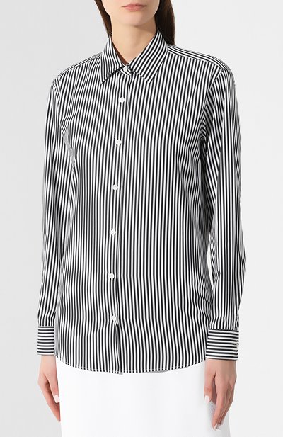 Хлопковая рубашка DRIES VAN NOTEN, арт. 191-10752-7215, фото 3