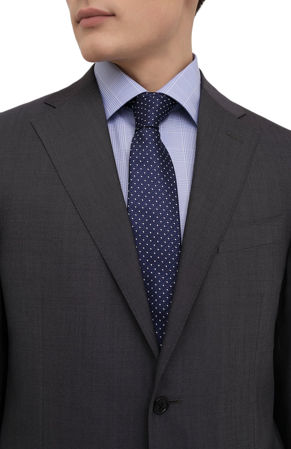 Шелковый галстук LANVIN, арт. 3209/TIE, фото 2