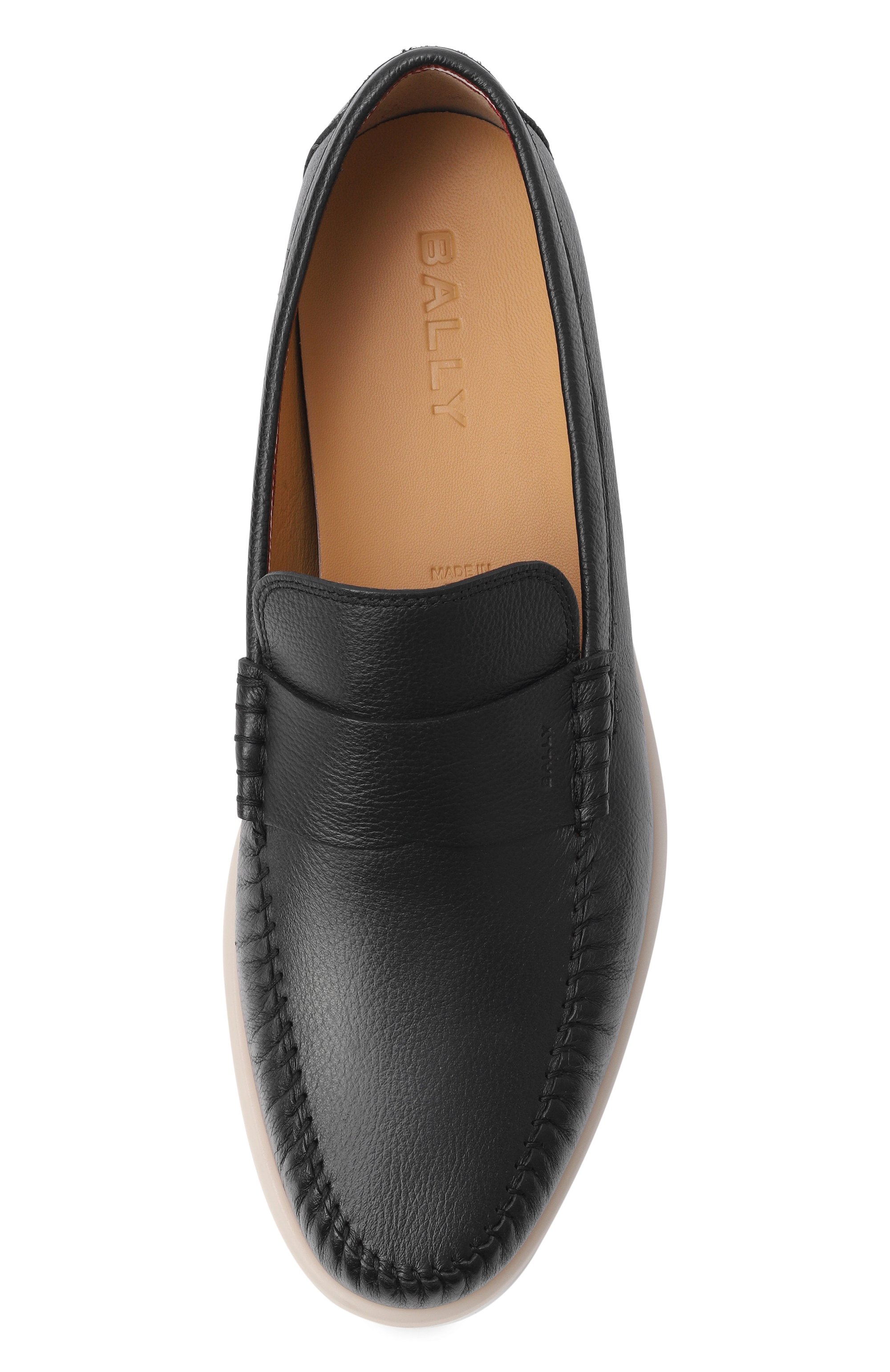 Кожаные лоферы switz moc BALLY, арт. MSF0L6/VT009, фото 5