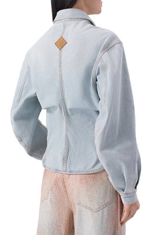 Джинсовая рубашка Haikure HEW06096DF127L0910/NANY CELESTIAL Голубой  HEW06096DF127L0910/NANY CELESTIAL Фото 4