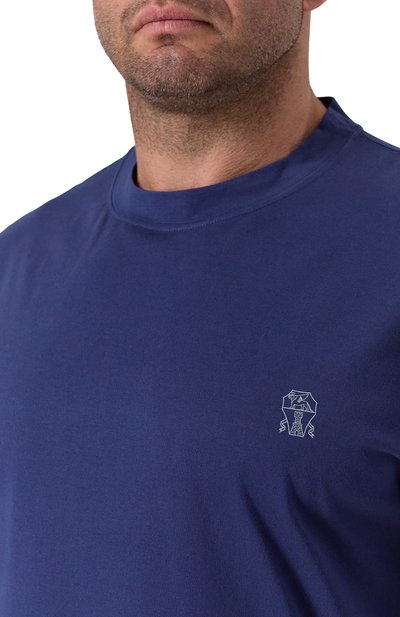 Хлопковая футболка BRUNELLO CUCINELLI, арт. M0B138440W, фото 5