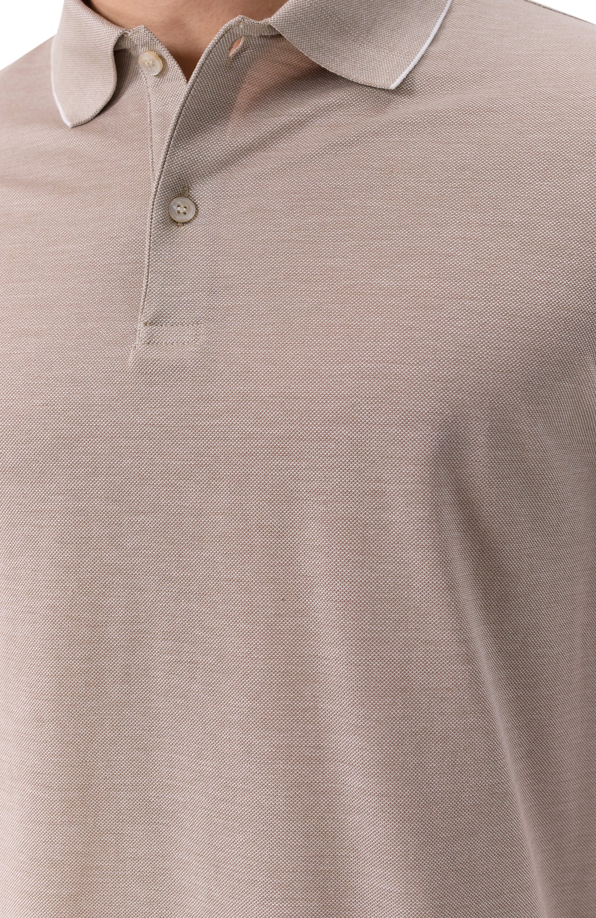 Поло из хлопка и шелка PAUL&SHARK, арт. 25411240, фото 5