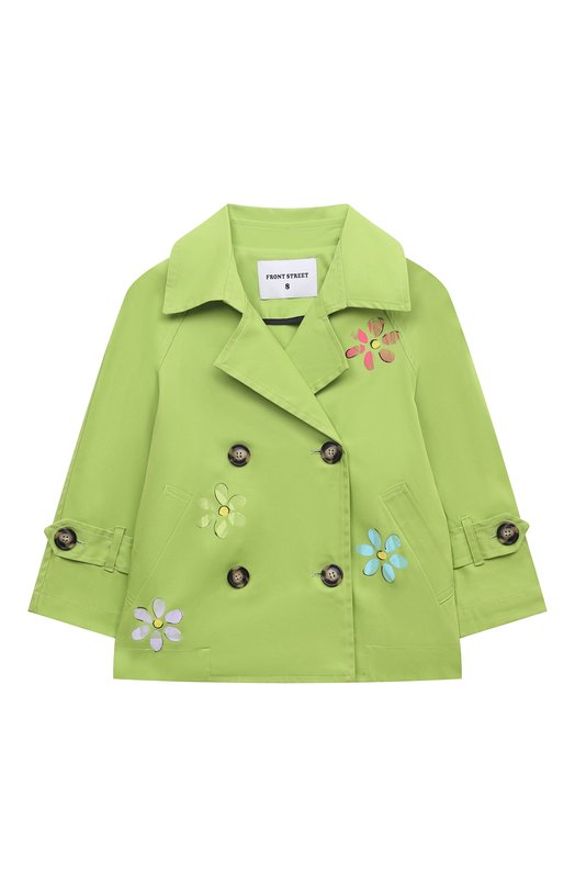

Хлопковый тренч Front street 8 Kids, Зелёный