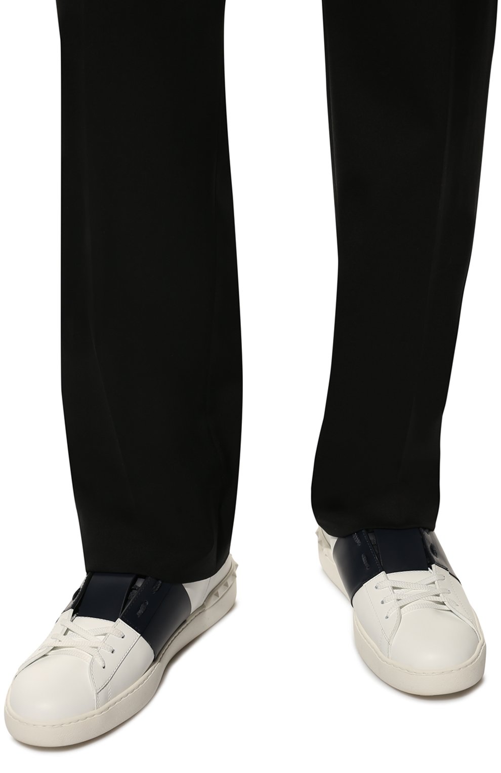 Кожаные кеды open VALENTINO, арт. UY2S0830/BLU, фото 3