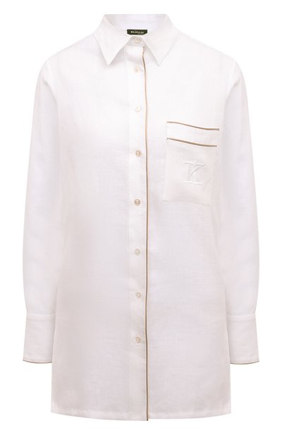 Женская льняная рубашка KITON, арт. D52446K09T85