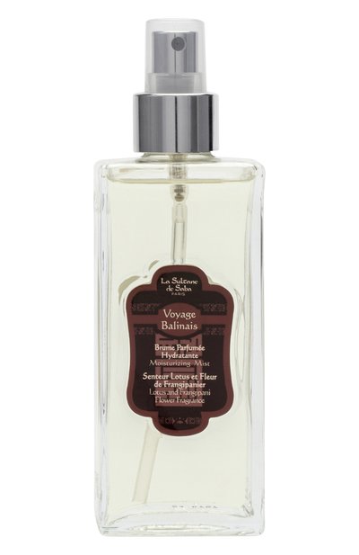 Женского парфюмированный увлажняющий спрей для тела лотос и франжипани (200ml) LA SULTANE DE SABA, арт. 3700448601551