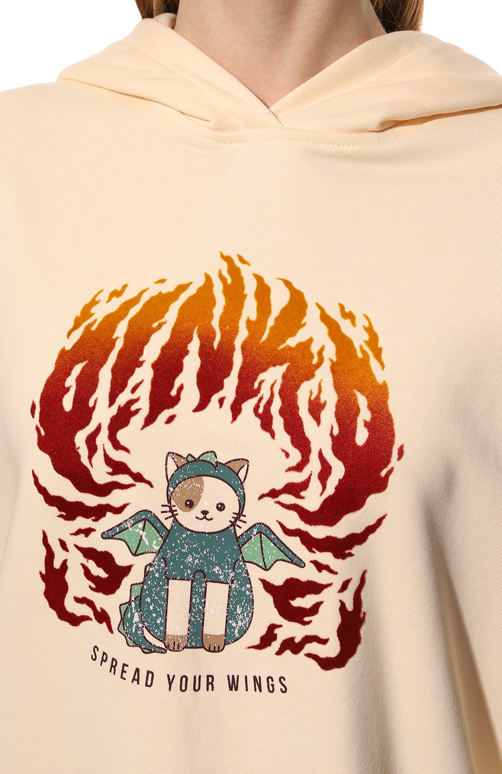 Хлопковое худи PINKO, арт. 1G185H-8314, фото 5