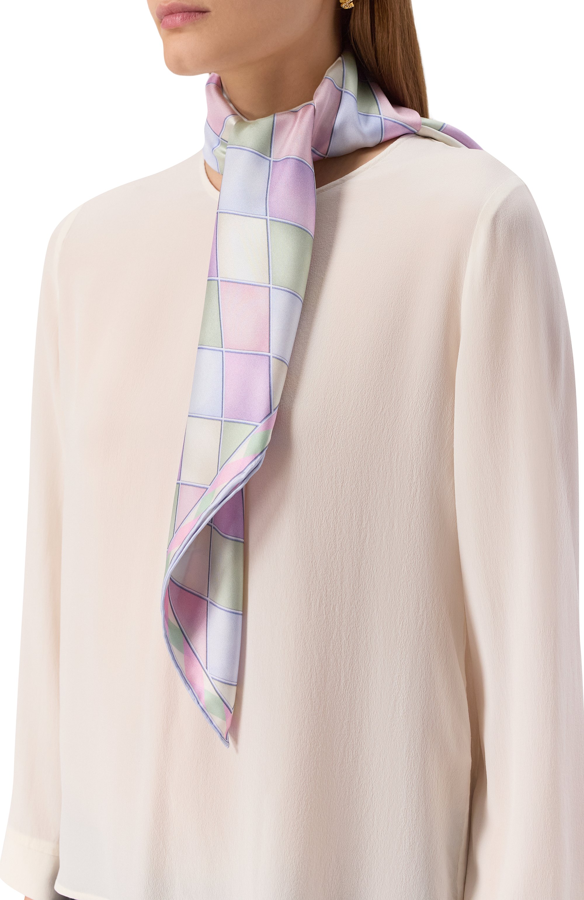 Шелковый платок LEFFERS, арт. 41.42.3.2.08\1, фото 2