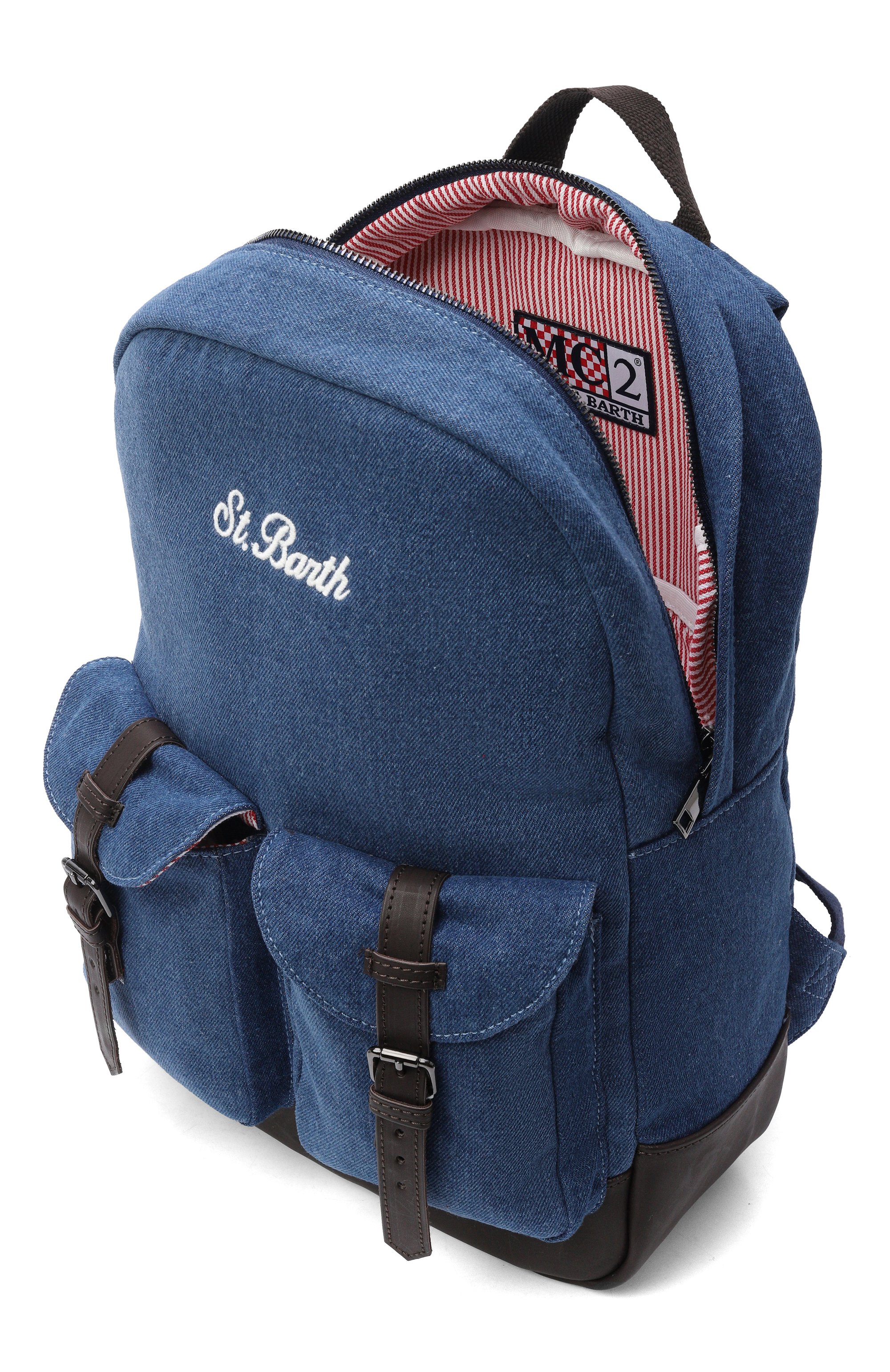 Рюкзак MC2 SAINT BARTH синего цвета по цене 16300 руб., арт. C0D0010-00436L/C0DY DENIM, фото 3 Рюкзак MC2 SAINT BARTH, арт. C0D0010-00436L/C0DY DENIM, фото 3