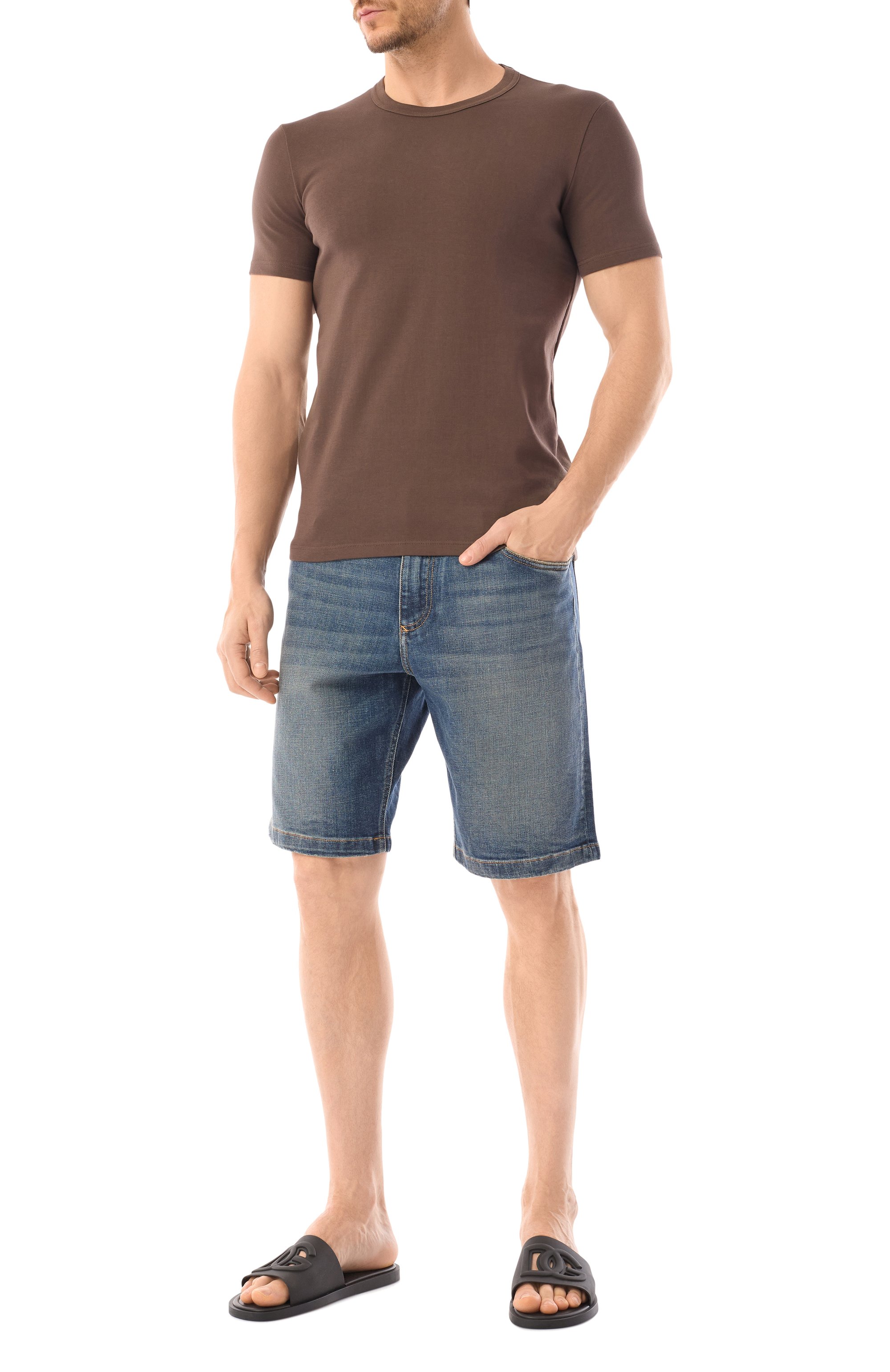 Джинсовые шорты DOLCE & GABBANA, арт. GWNXAD/G8GW9, фото 2