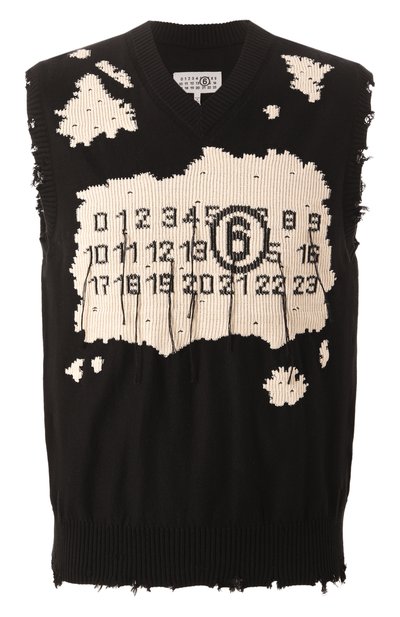 Мужской хлопковый жилет MM6, арт. SH0FB0009/M13081