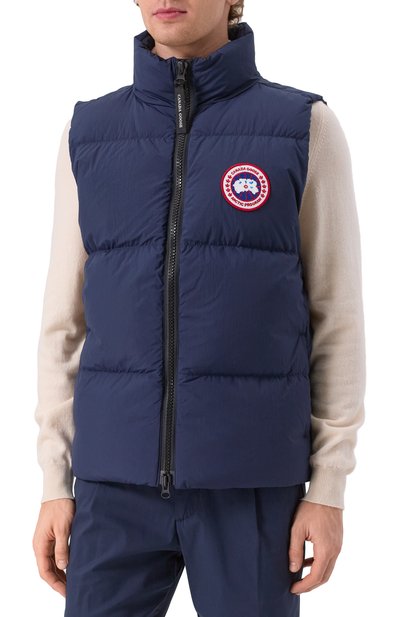 Пуховый жилет CANADA GOOSE темно-синего цвета по цене 117500 руб., арт. 2804M, фото 3 Пуховый жилет CANADA GOOSE, арт. 2804M, фото 3