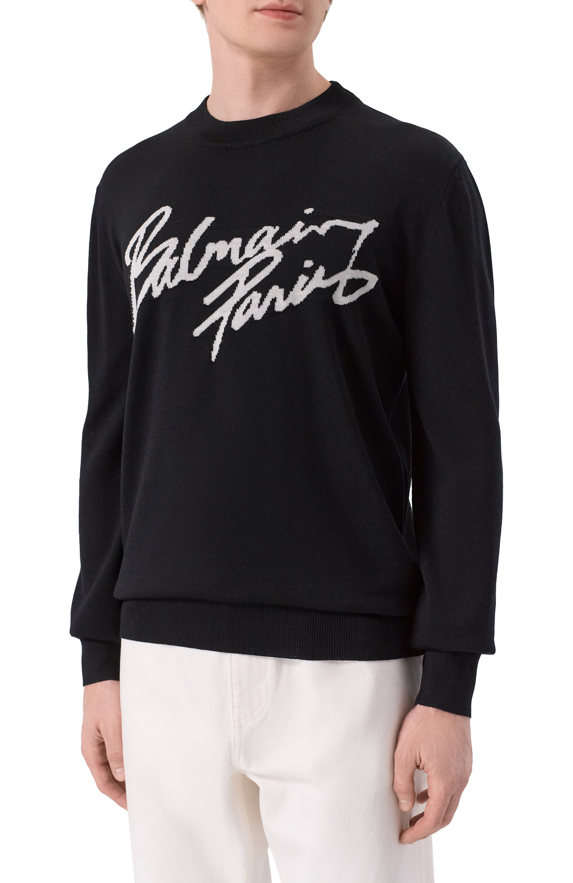 Шерстяной джемпер BALMAIN, арт. GH1KD000/KJ61, фото 3