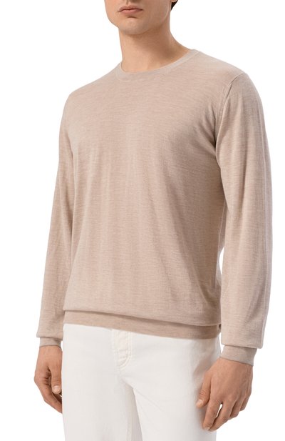 Джемпер из кашемира и шелка BRUNELLO CUCINELLI, арт. M2300100, фото 3