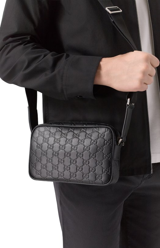 Сумка GG Emblem small Gucci 850242/AAF0M Чёрный  850242/AAF0M Фото 2