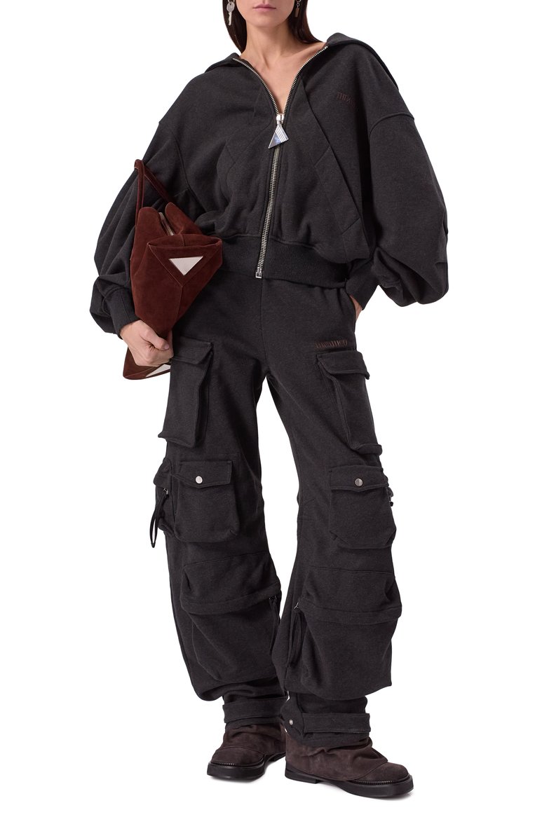 Хлопковые брюки-карго THE ATTICO, арт. 250WCP00260/JJF007AA, фото 1