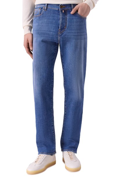 Джинсы edo JACOB COHEN синего цвета по цене 64050 руб., арт. JUM_QE031 030 S4287 V1, фото 3 Джинсы edo JACOB COHEN, арт. JUM_QE031 030 S4287 V1, фото 3