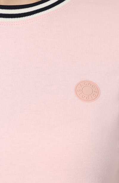Хлопковая футболка ACNE STUDIOS, арт. AL0040, фото 5