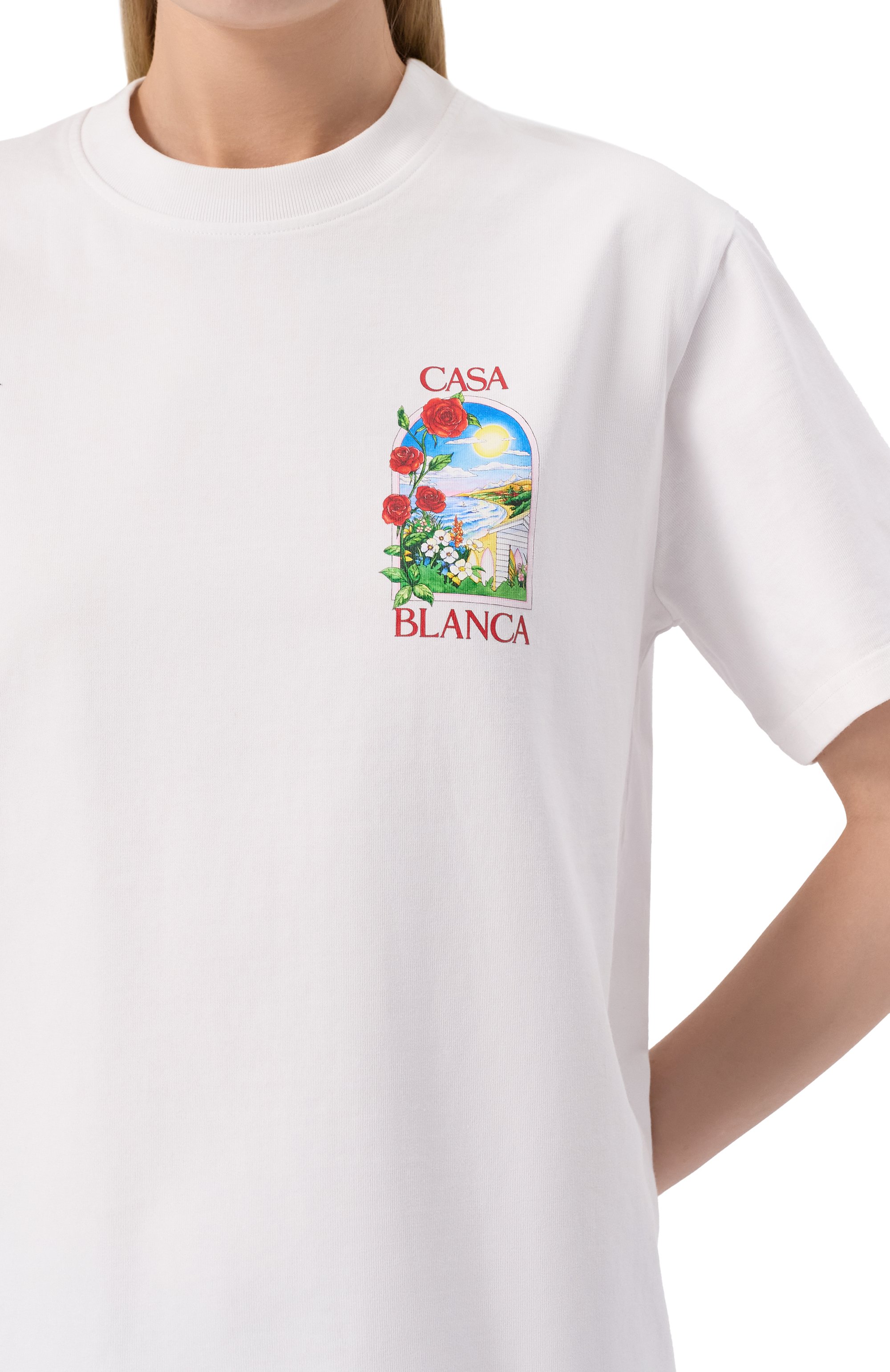 Хлопковая футболка CASABLANCA, арт. WS25-JTS-046-02, фото 5