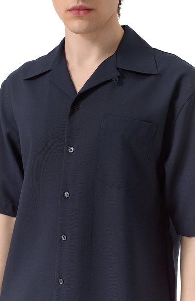 Шерстяная рубашка MARNI, арт. CUMU0213A5/TW839, фото 5