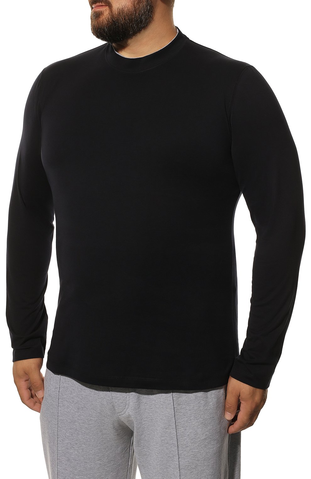 Хлопковый лонгслив BRUNELLO CUCINELLI, арт. M0T617433W, фото 3