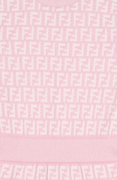 Платье из хлопка и вискозы FENDI, арт. JFG237/AVW7, фото 3