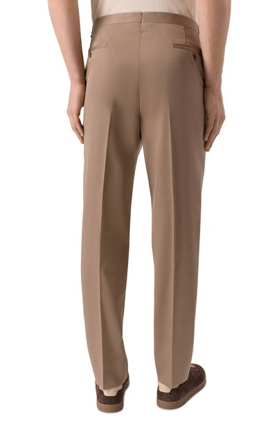 Брюки из шерсти и хлопка CORNELIANI, арт. 274L21/2714201, фото 4