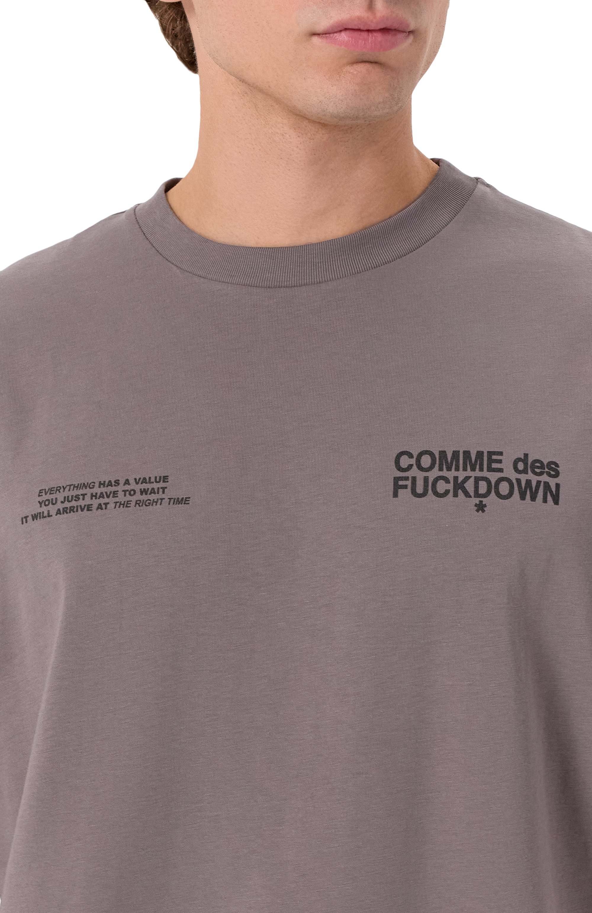 Хлопковая футболка COMME DES FUCKDOWN, арт. CFABM01749, фото 5