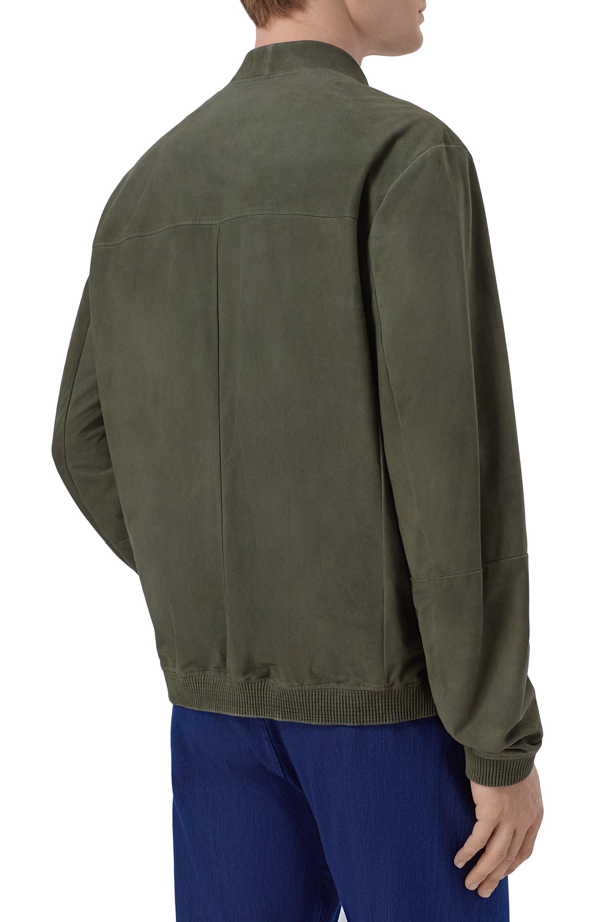 Замшевый бомбер STEFANO RICCI, арт. M7J6100140/SUEJS3, фото 4