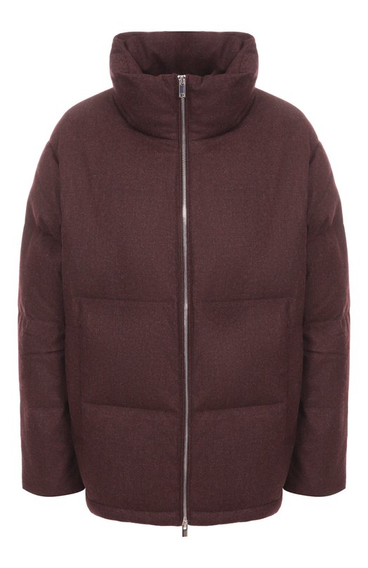 Пуховик из шерсти и кашемира 12 STOREEZ 133515 Фиолетовый 133515
