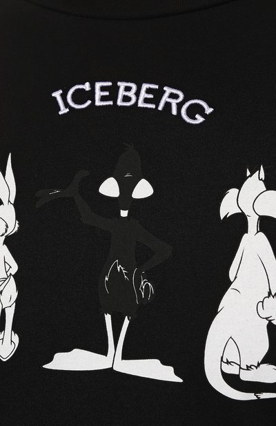 Хлопковая футболка ICEBERG, арт. 19E I1P0/F01B/6301, фото 5