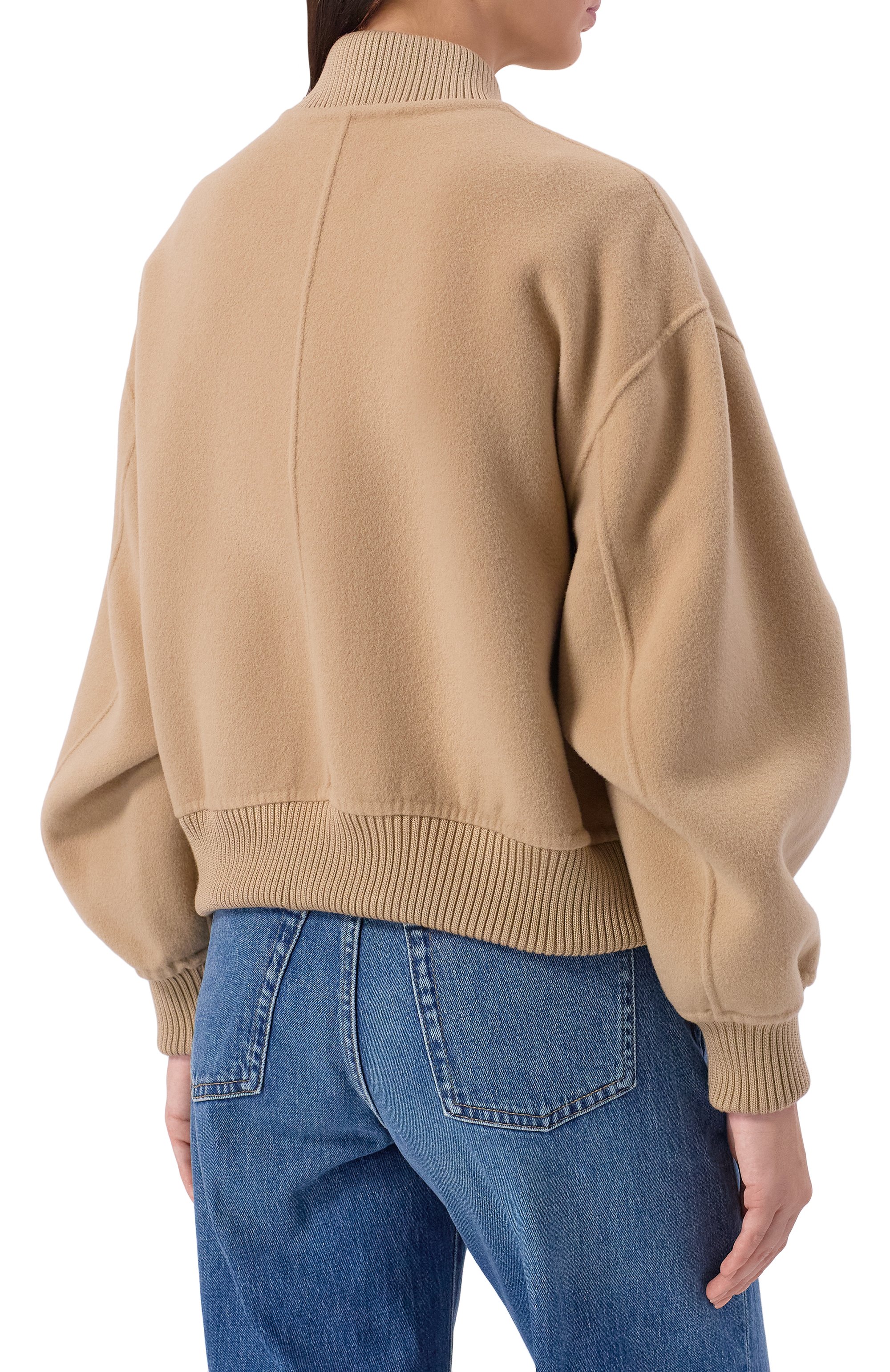 Шерстяной бомбер WEEKEND MAX MARA, арт. ZELANTE, фото 4