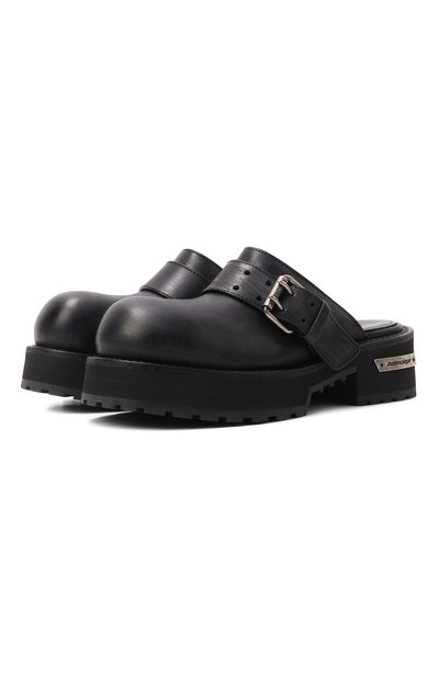 Женские кожаные сабо venom BALENCIAGA, арт. 866571/WBEQ4