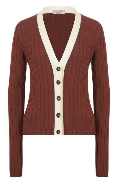 Женский кардиган из шерсти и кашемира  BRUNELLO CUCINELLI, арт. M14817206