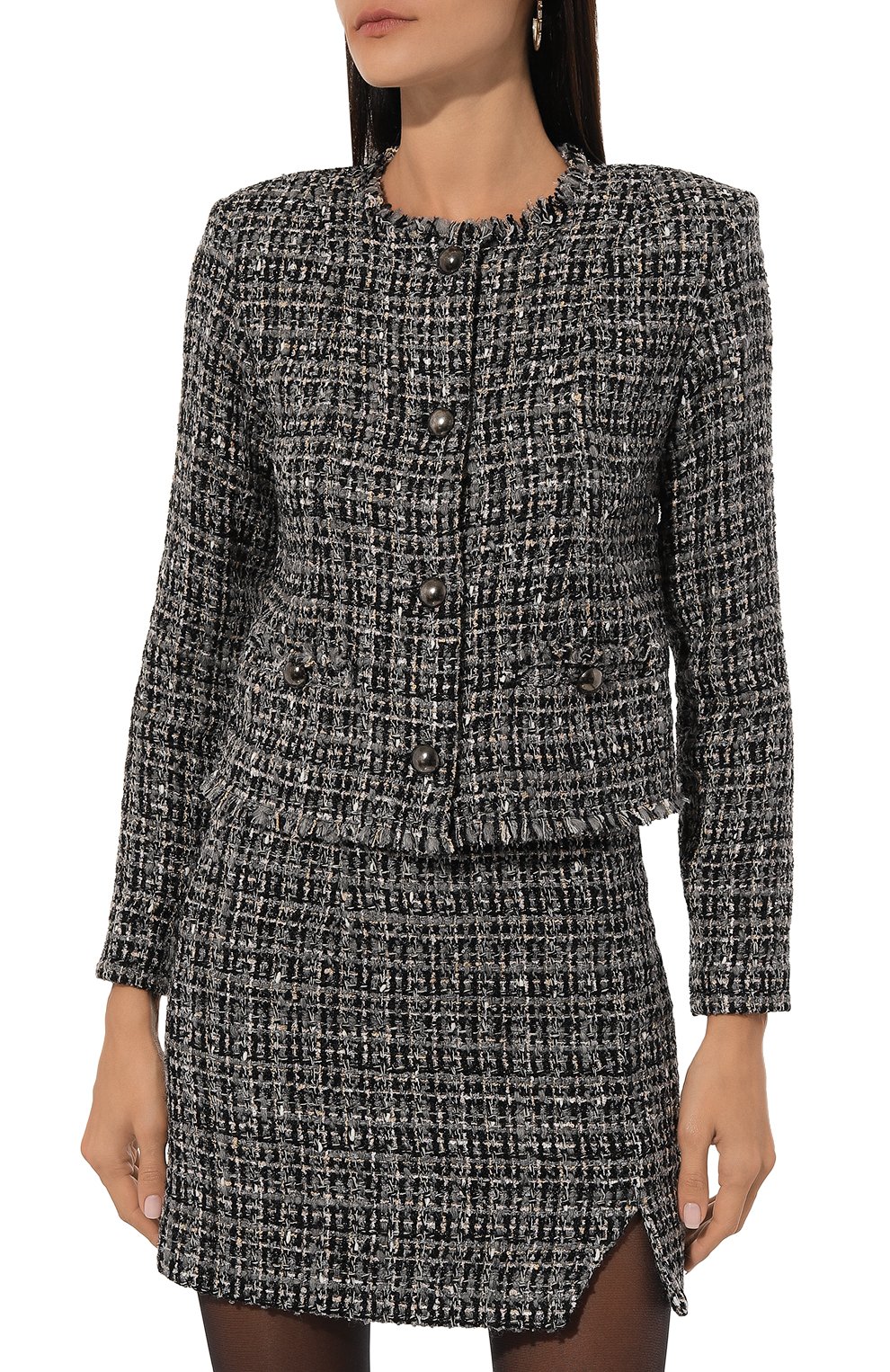 Твидовый жакет IRO, арт. WP07BRUNAH, фото 3