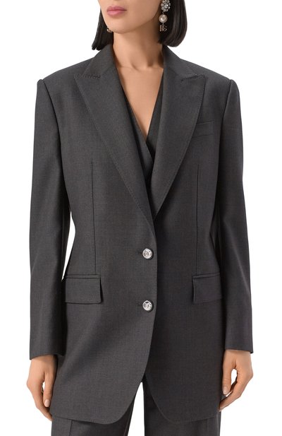 Шерстяной жакет DOLCE & GABBANA, арт. F29GGT/FU287, фото 3