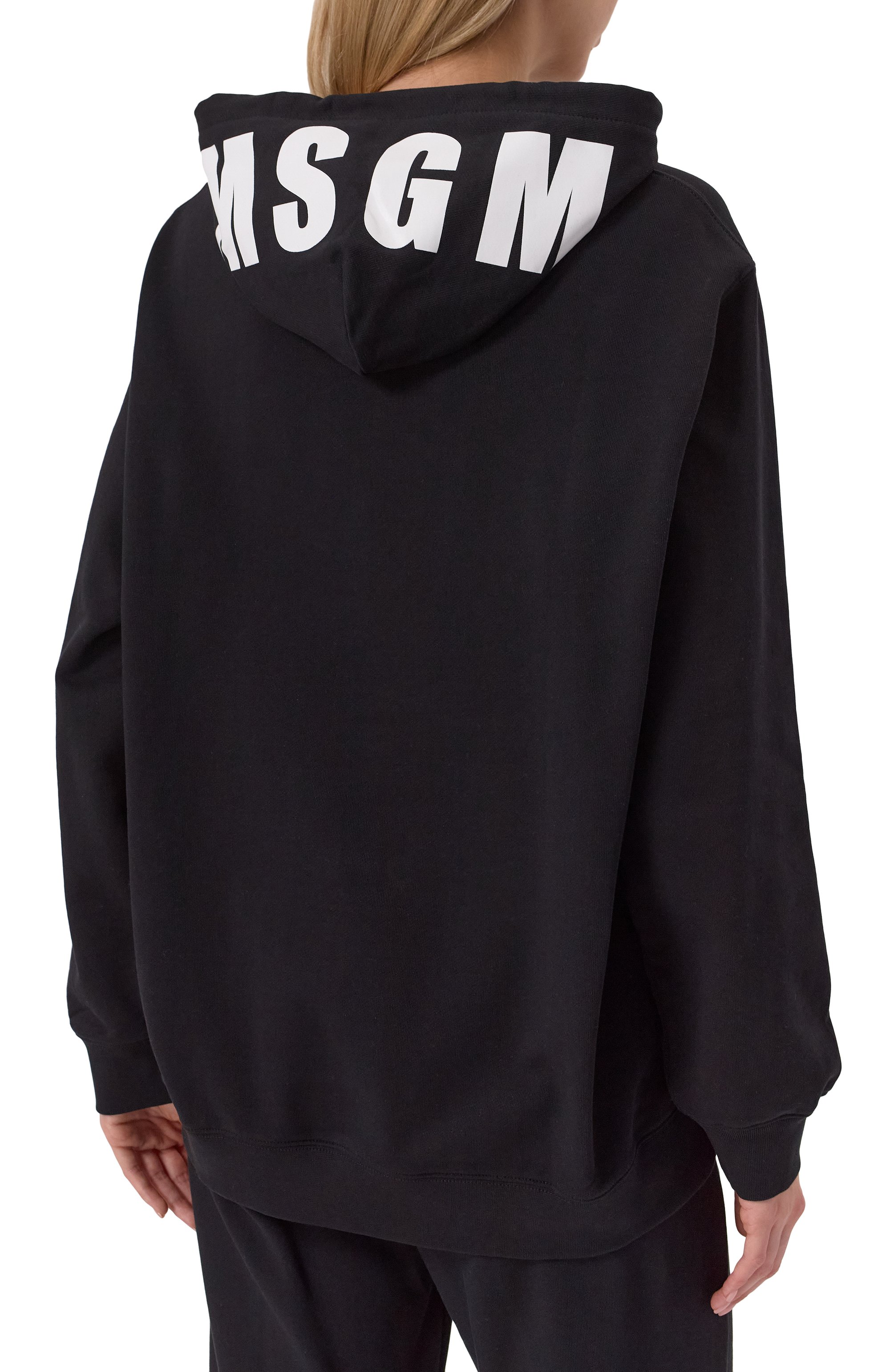 Хлопковое худи MSGM, арт. 2000MDM535/300000, фото 4