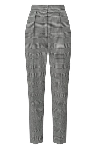 Женские шерстяные брюки BALMAIN, арт. GF1PN190/WD31