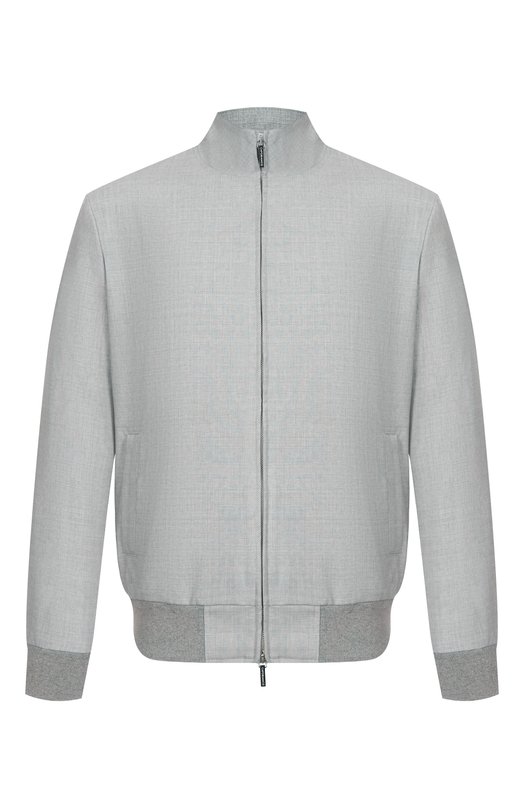 Шерстяной бомбер Capobianco 20M189.FU00. Серый 20M189.FU00.