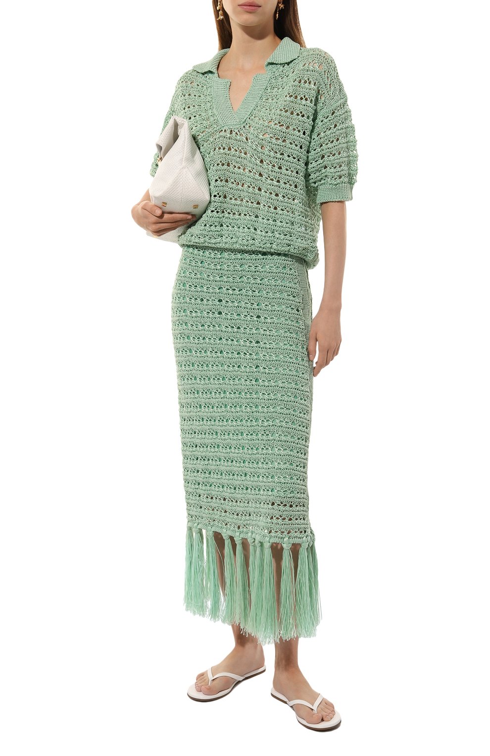 Кожаные шлепанцы MELISSA ODABASH, арт. SANDALS CR, фото 2