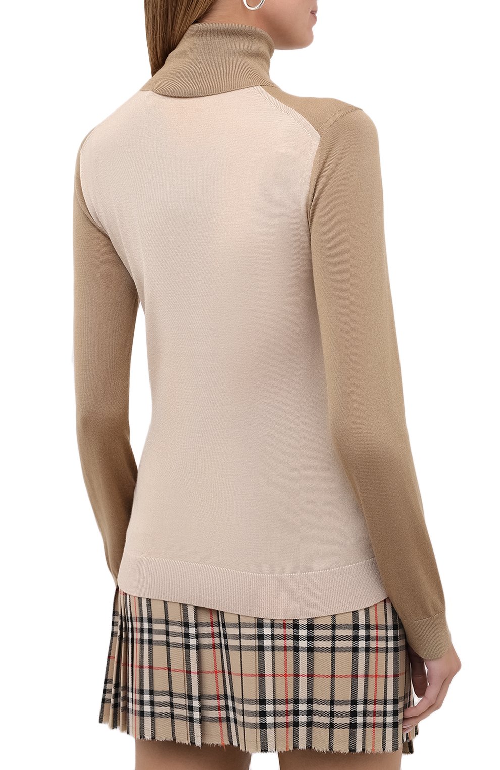 Водолазка из шерсти и шелка BURBERRY, арт. 8032170, фото 4