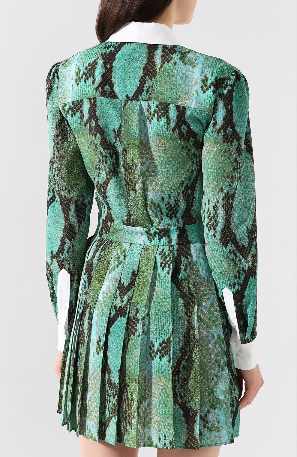 Платье MSGM светло-зеленого цвета по цене 62950 руб., арт. 2841MDA163PY 207155, фото 4 Платье MSGM, арт. 2841MDA163PY 207155, фото 4