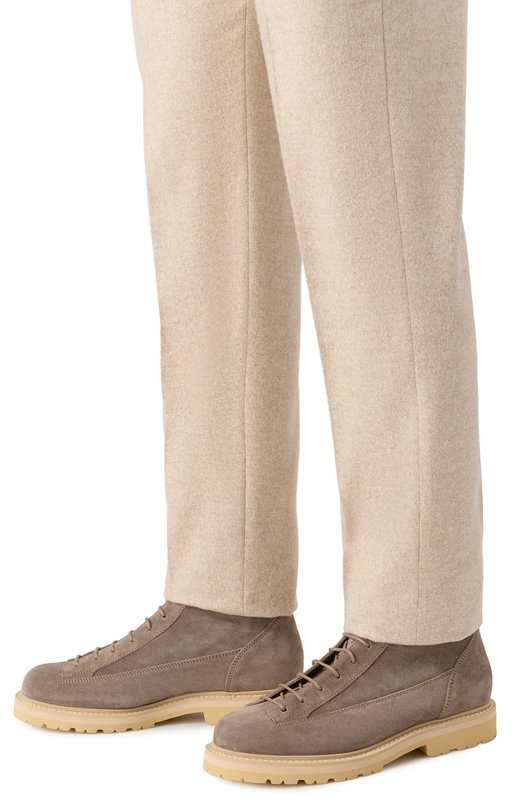 Замшевые ботинки Urban Outdoor Brunello Cucinelli MZUNVJW717 Бежевый  MZUNVJW717 Фото 2