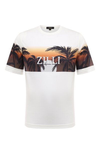 Хлопковая футболка ZILLI, арт. TSR02AM0110VZLF01, фото 1