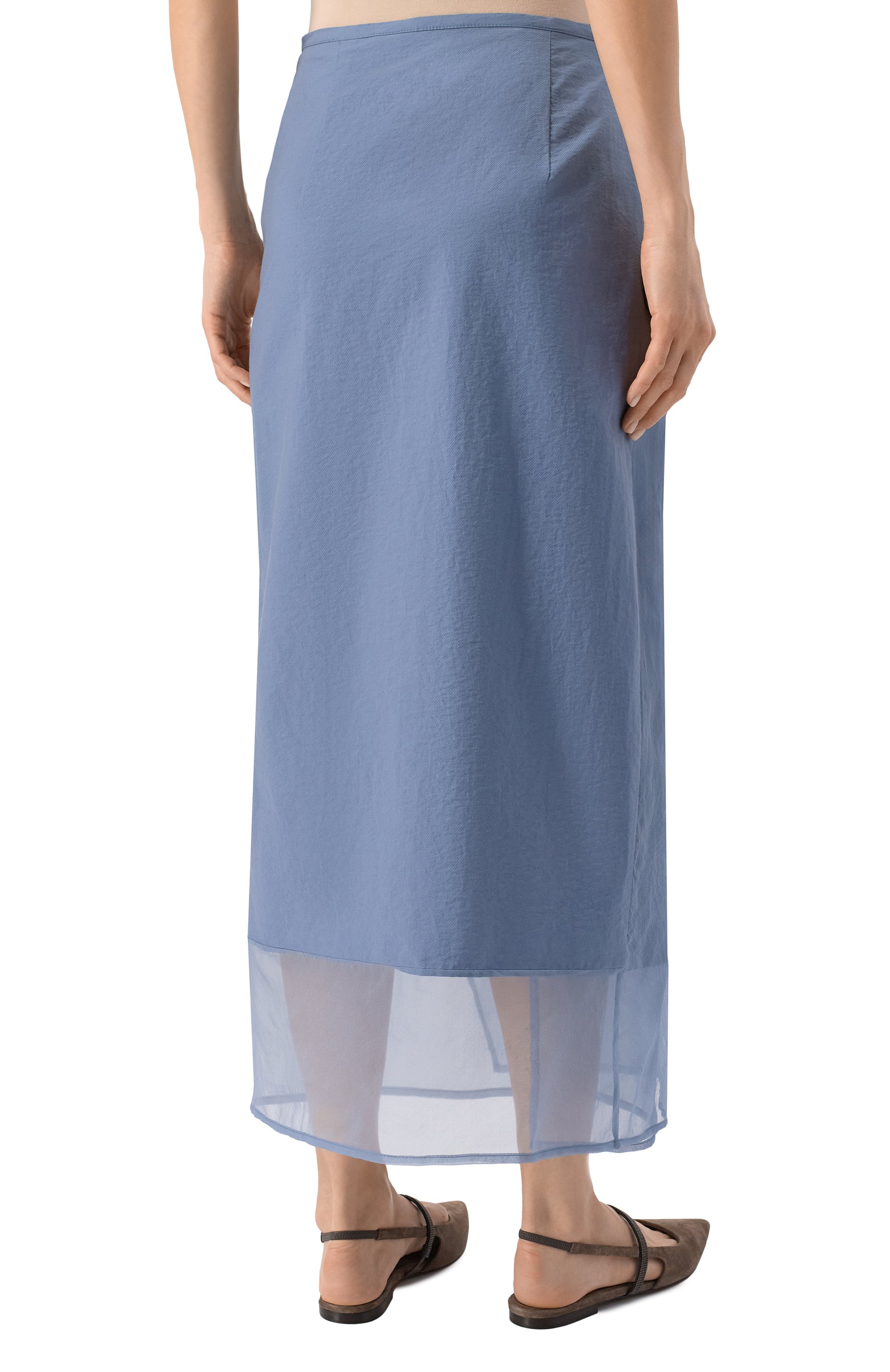 Хлопковая юбка BRUNELLO CUCINELLI, арт. ML140G3826, фото 4