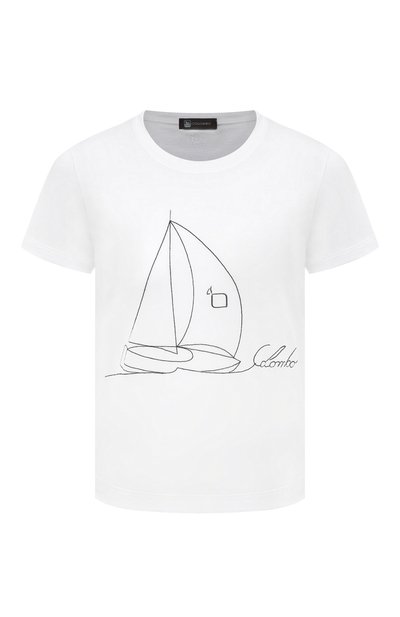 Женская хлопковая футболка COLOMBO, арт. TS00386/RIC